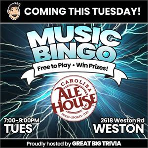 Music Bingo @ Carolina Ale House (Weston)