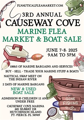3rd Annual Causeway Cove Marine Flea Market & Boat Sale Returns to Hutchinson Island