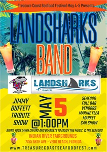 The Landsharks Band to Bring the Tropics to the Treasure Coast with a Jimmy Buffett Tribute