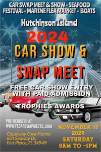 Rev Up for Fun, Food, and Fenders at the Hutchinson Island Car Show and Swap Meet Extravaganza