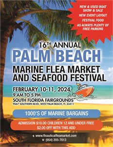 Discover Bargains at the 16th Annual Palm Beach Marine Flea Market and Seafood Festival!