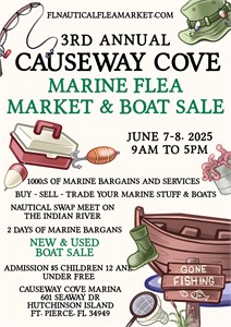 3rd Annual Causeway Cove Marine Flea Market & Boat Sale Returns to Hutchinson Island