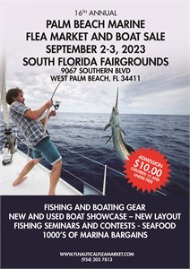 16 Annual Palm Beach Marina Flea Market and Boat Sale