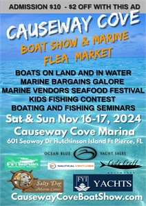 Sell Your Boat This Weekend $39 at the 5th Annual Treasure Coast Boat Sale and Marine Flea Market