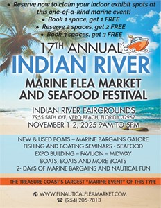 Final Call for 2-for-1 Exhibit Space Deals at the 17th Annual Indian River Marine Flea Market & Boat